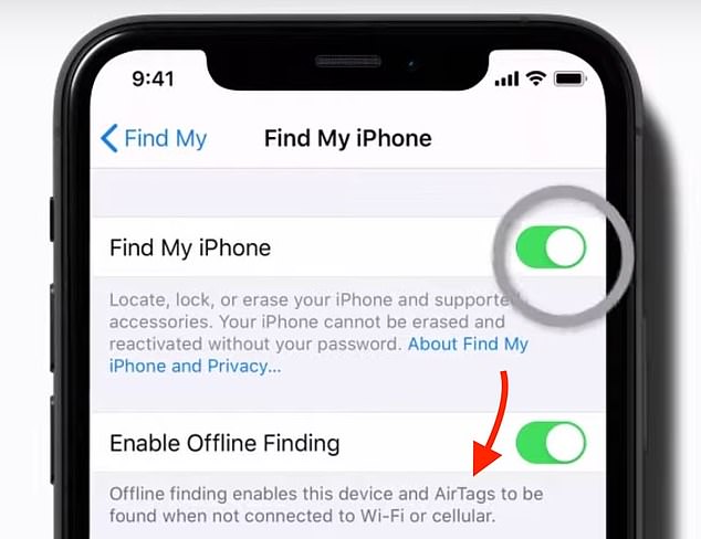 للعثور على الأجهزة المفقودة والمسروقة iPadPro و AirPods و AirTags