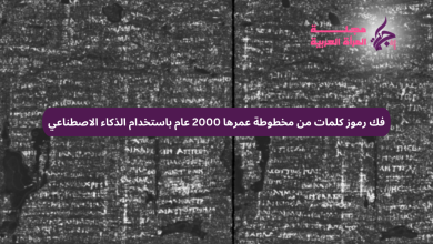 اكتشاف علمي مذهل: فك رموز كلمات من مخطوطة عمرها 2000 عام باستخدام الذكاء الاصطناعي