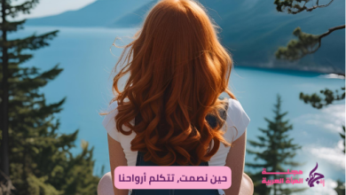 لغة الصمت ، حين نصمت، تتكلم أرواحنا