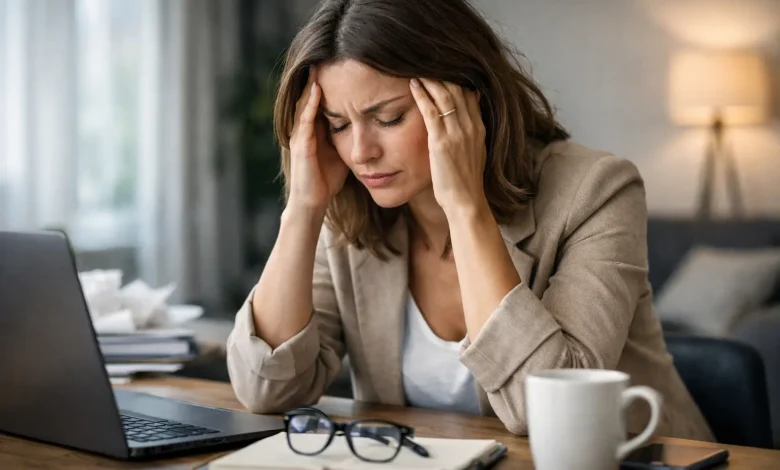 أعراض الاحتراق النفسي عند المرأة وكيف تظهر
