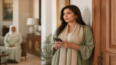 ابنة تتنفس بهدوء قبل الرد على نقد الأم
