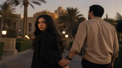 شخص ينظر بقلق في علاقة ويحاول تهدئة غيرته